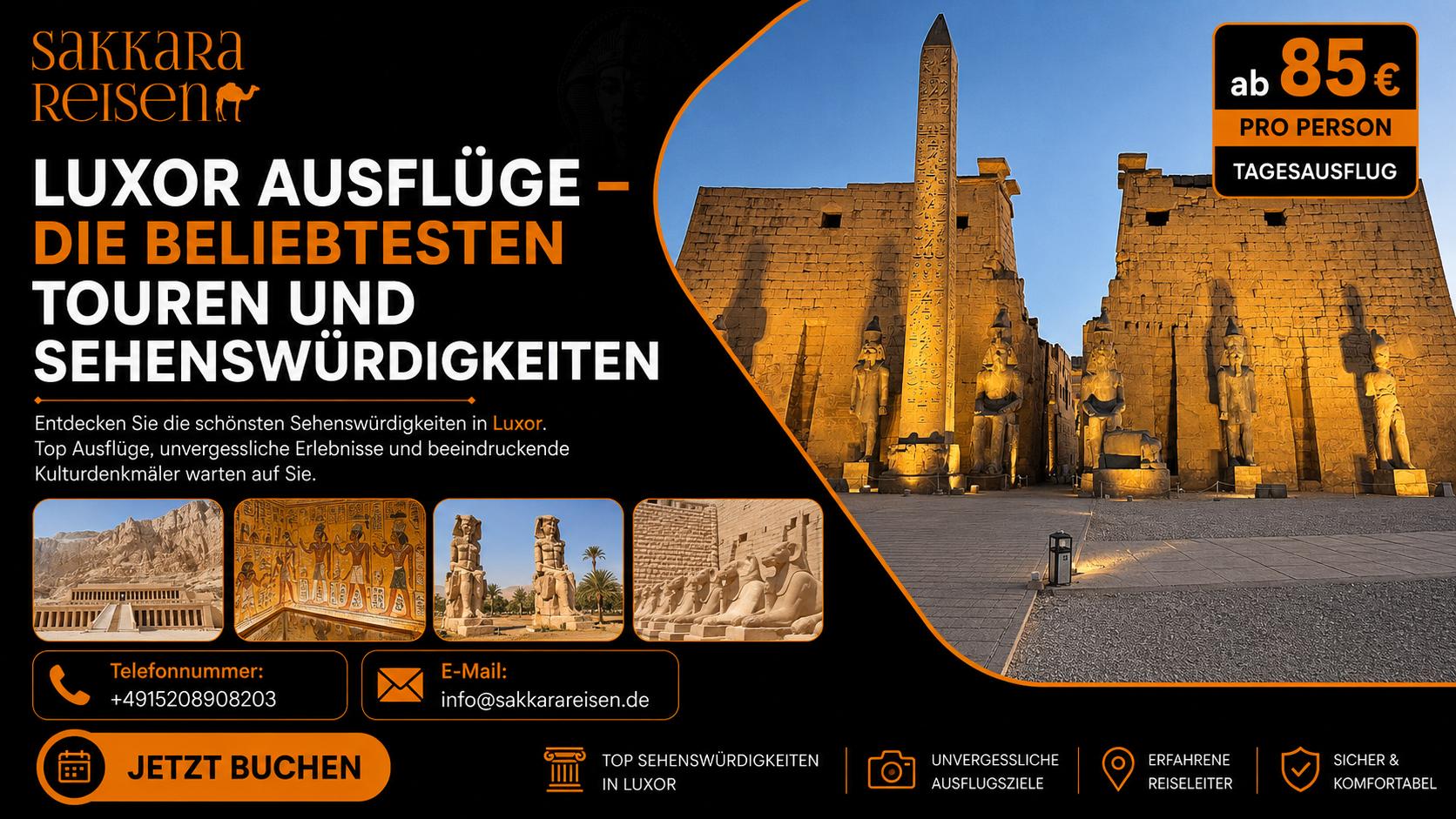 Luxor Ausflüge – Die beliebtesten Touren und Sehenswürdigkeiten