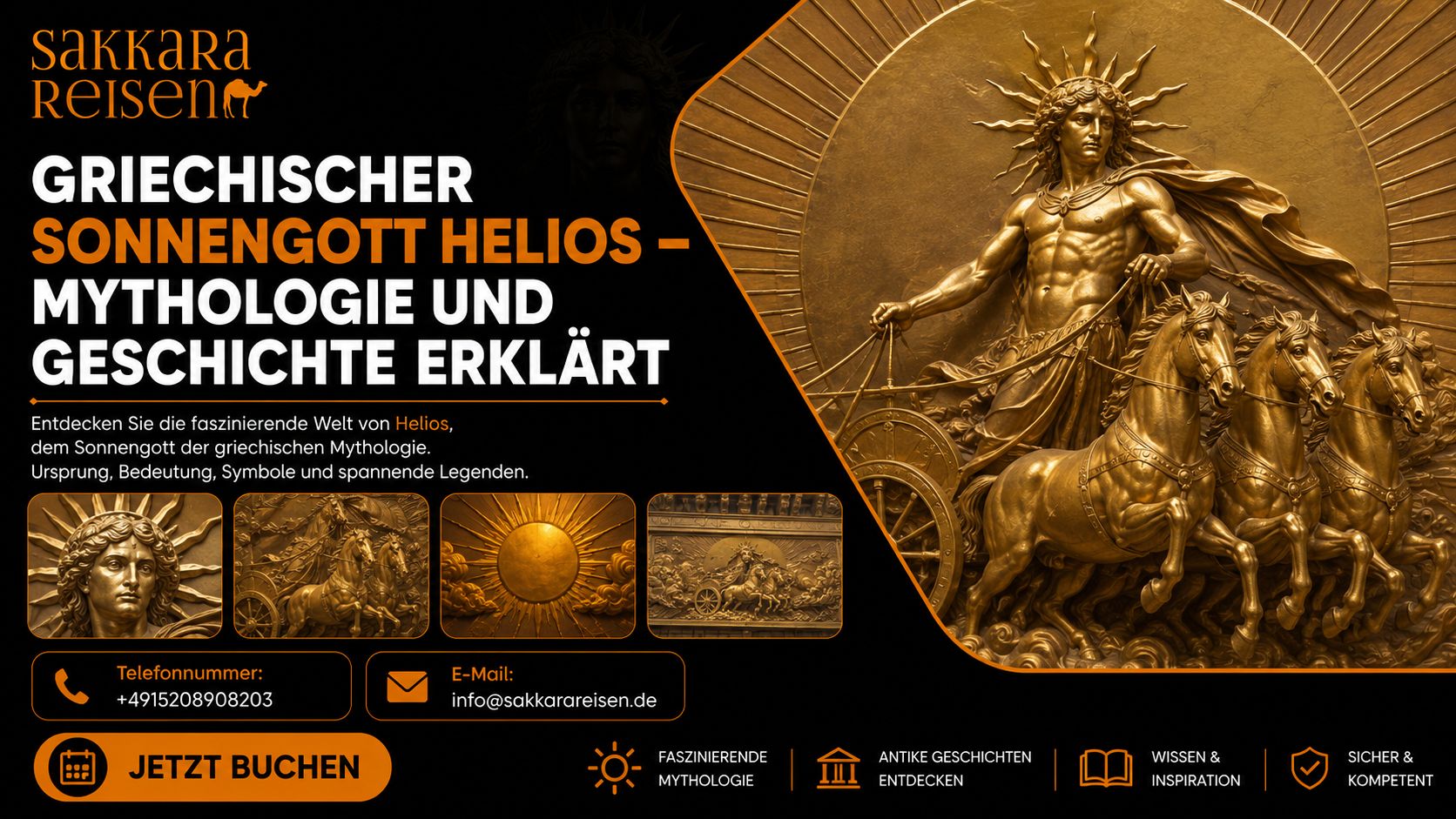 Griechischer Sonnengott Helios – Mythologie und Geschichte erklärt