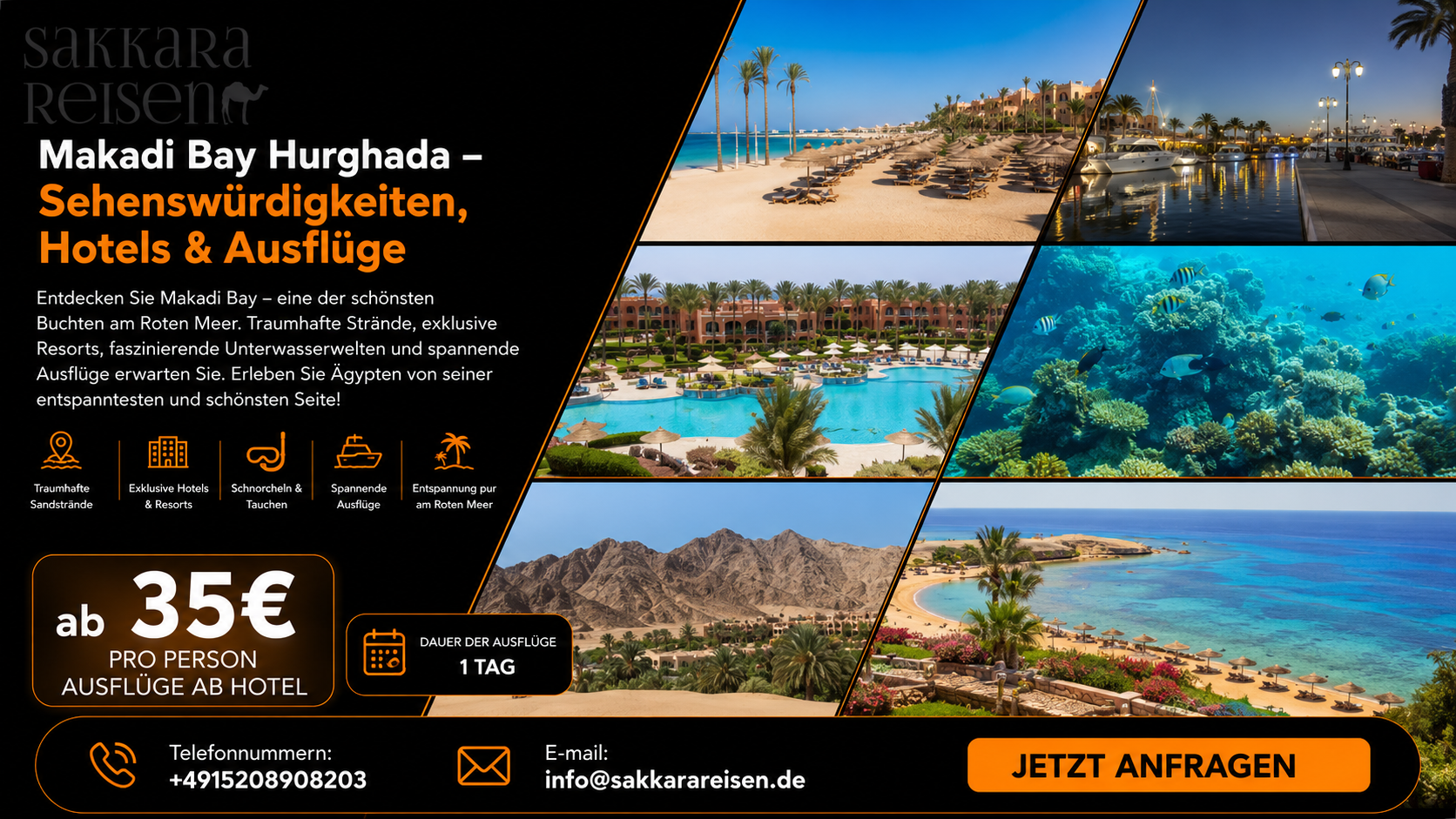 Makadi Bay Hurghada – Sehenswürdigkeiten, Hotels & Ausflüge