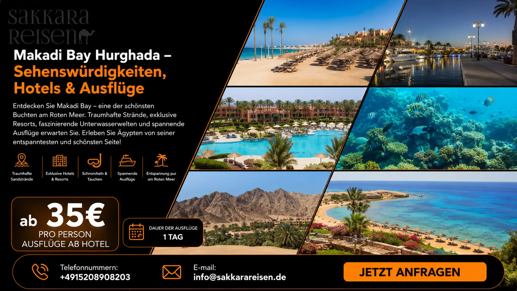 Makadi Bay Hurghada – Sehenswürdigkeiten, Hotels & Ausflüge