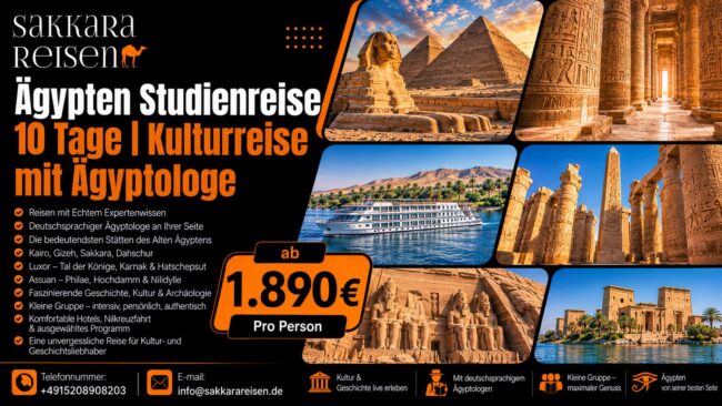 Ägypten Studienreise 10 Tage | Kulturreise mit Ägyptologe