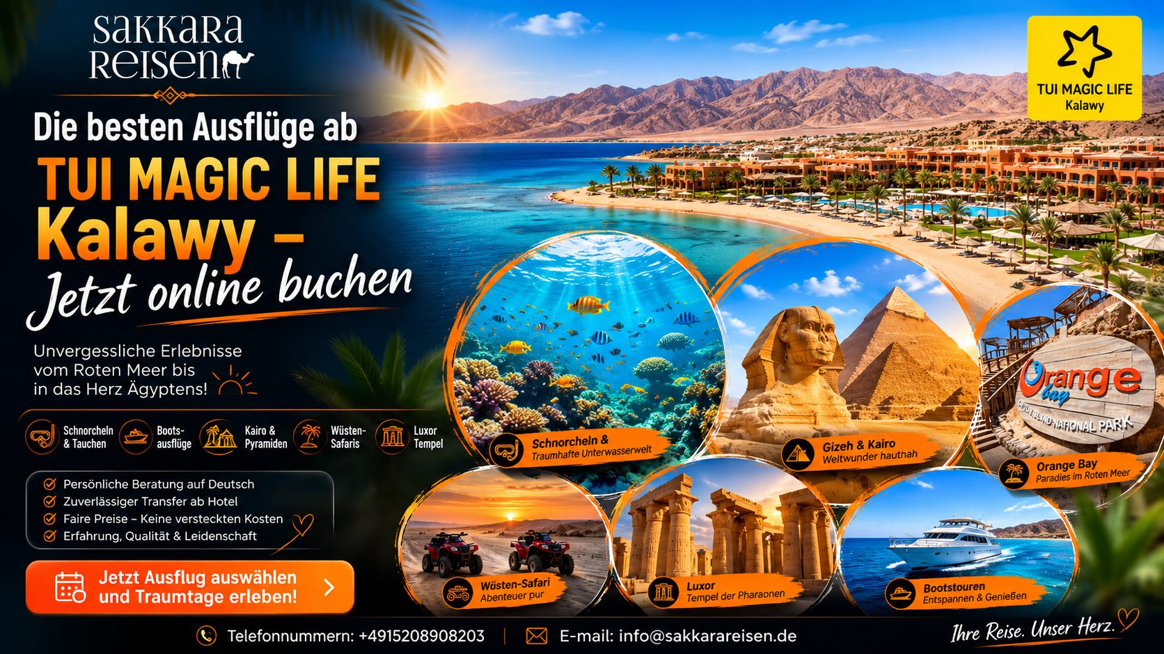 Die besten Ausflüge ab TUI MAGIC LIFE Kalawy – Jetzt online buchen
