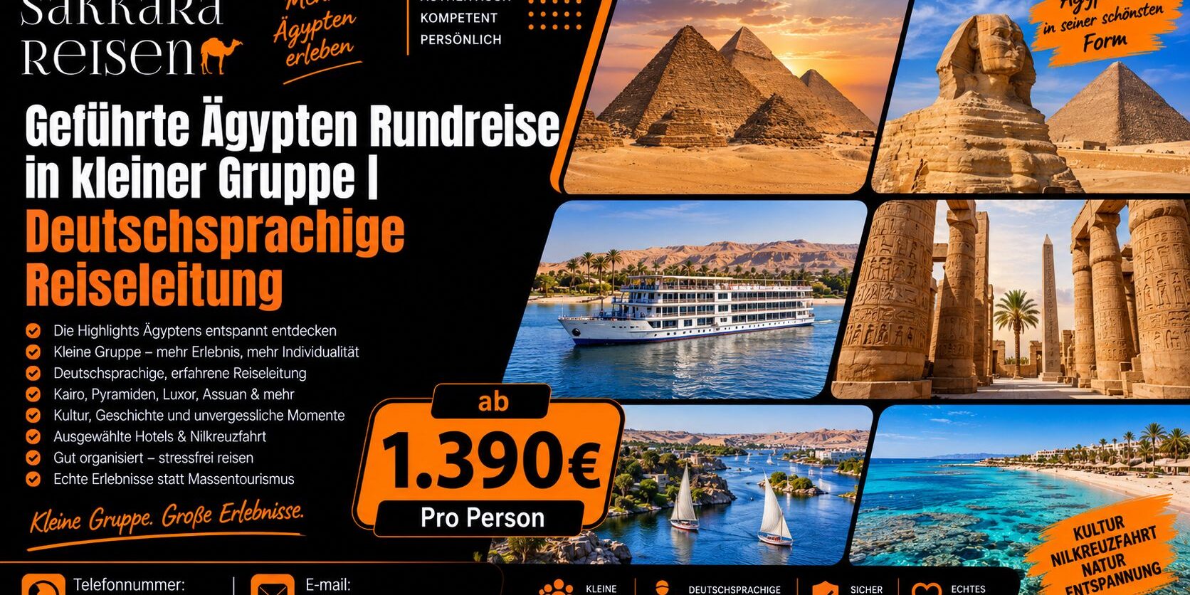 Geführte Ägypten Rundreise in kleiner Gruppe | Deutschsprachige Reiseleitung