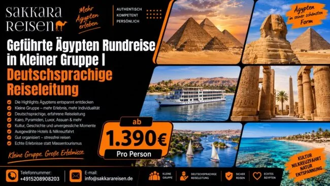 Geführte Ägypten Rundreise in kleiner Gruppe | Deutschsprachige Reiseleitung Geführte Ägypten Rundreise in kleiner Gruppe | Deutschsprachige Reiseleitung
