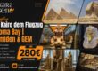 Tageausflug nach Kairo dem Flugzug ab Soma Bay | Pyramiden & GEM