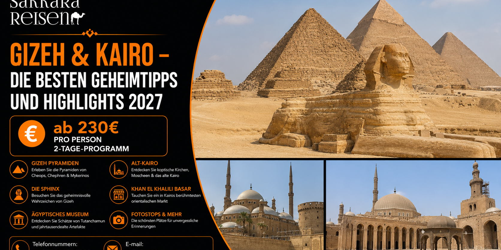 Gizeh & Kairo – Die besten Geheimtipps und Highlights 2027