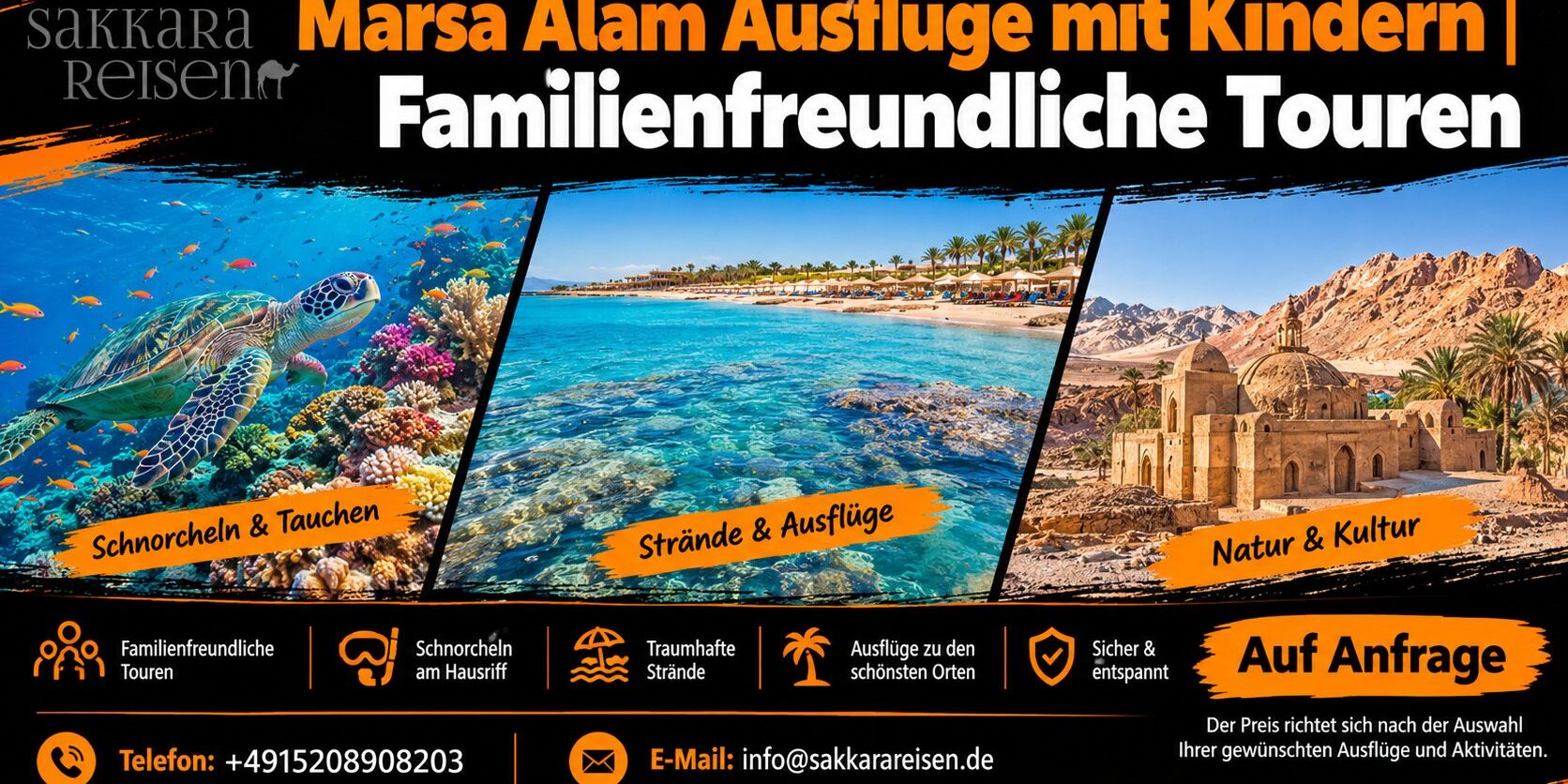 Marsa Alam Ausflüge mit Kindern | Familienfreundliche Touren