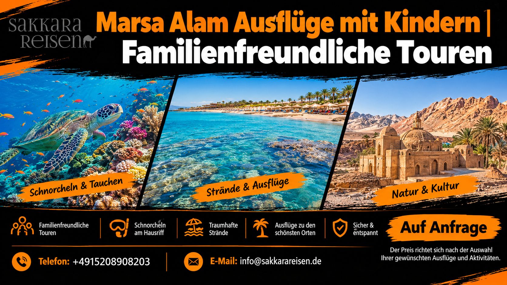 Marsa Alam Ausflüge mit Kindern | Familienfreundliche Touren