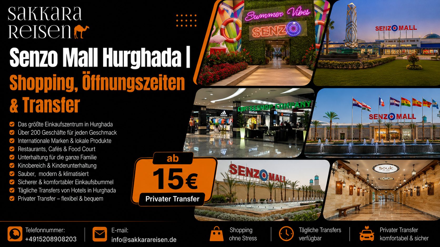 Senzo Mall Hurghada | Shopping, Öffnungszeiten & Transfer
