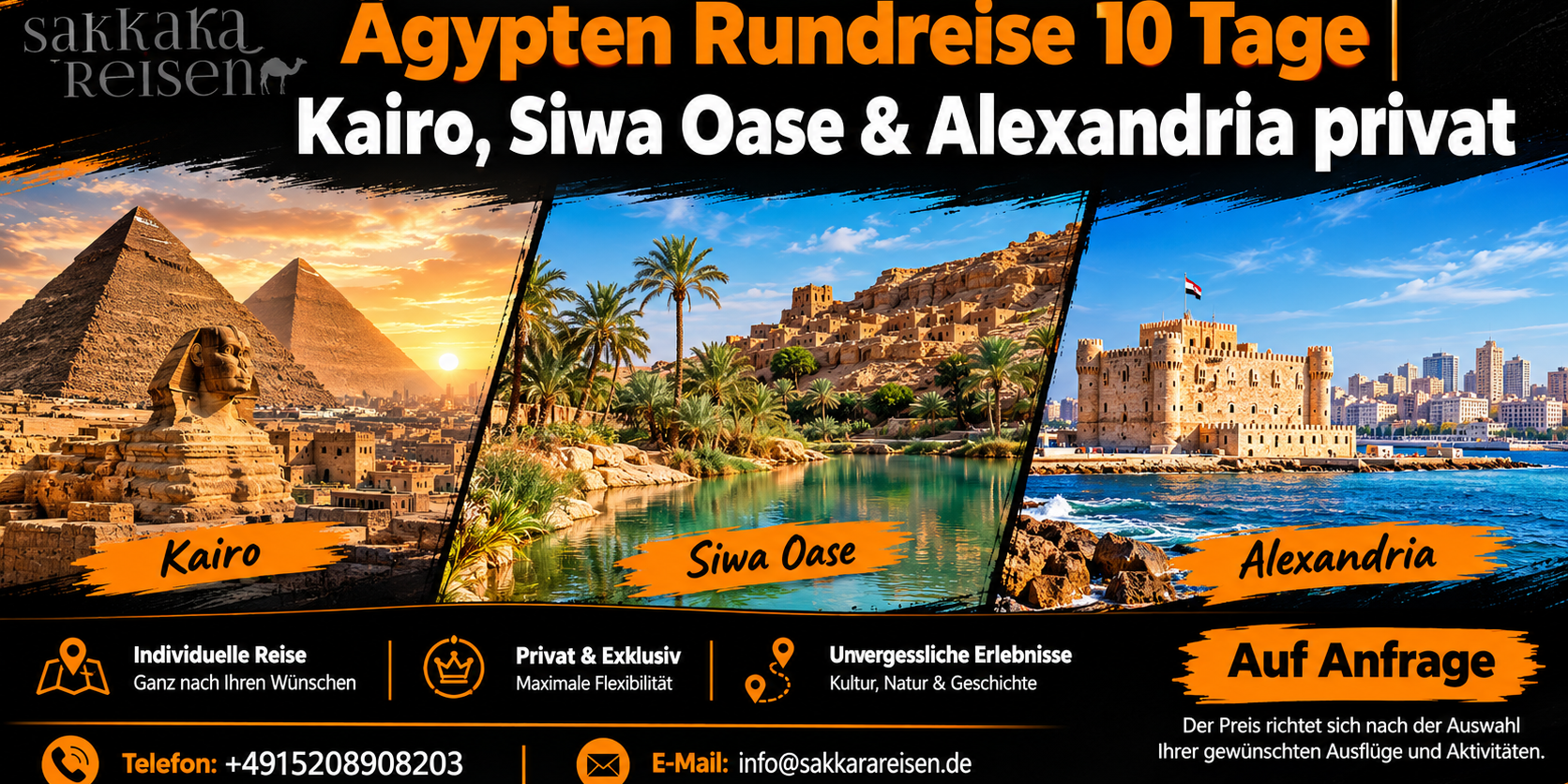 Ägypten Rundreise 10 Tage | Kairo, Siwa Oase & Alexandria privat Ägypten Rundreise 10 Tage | Kairo, Siwa Oase & Alexandria privat
