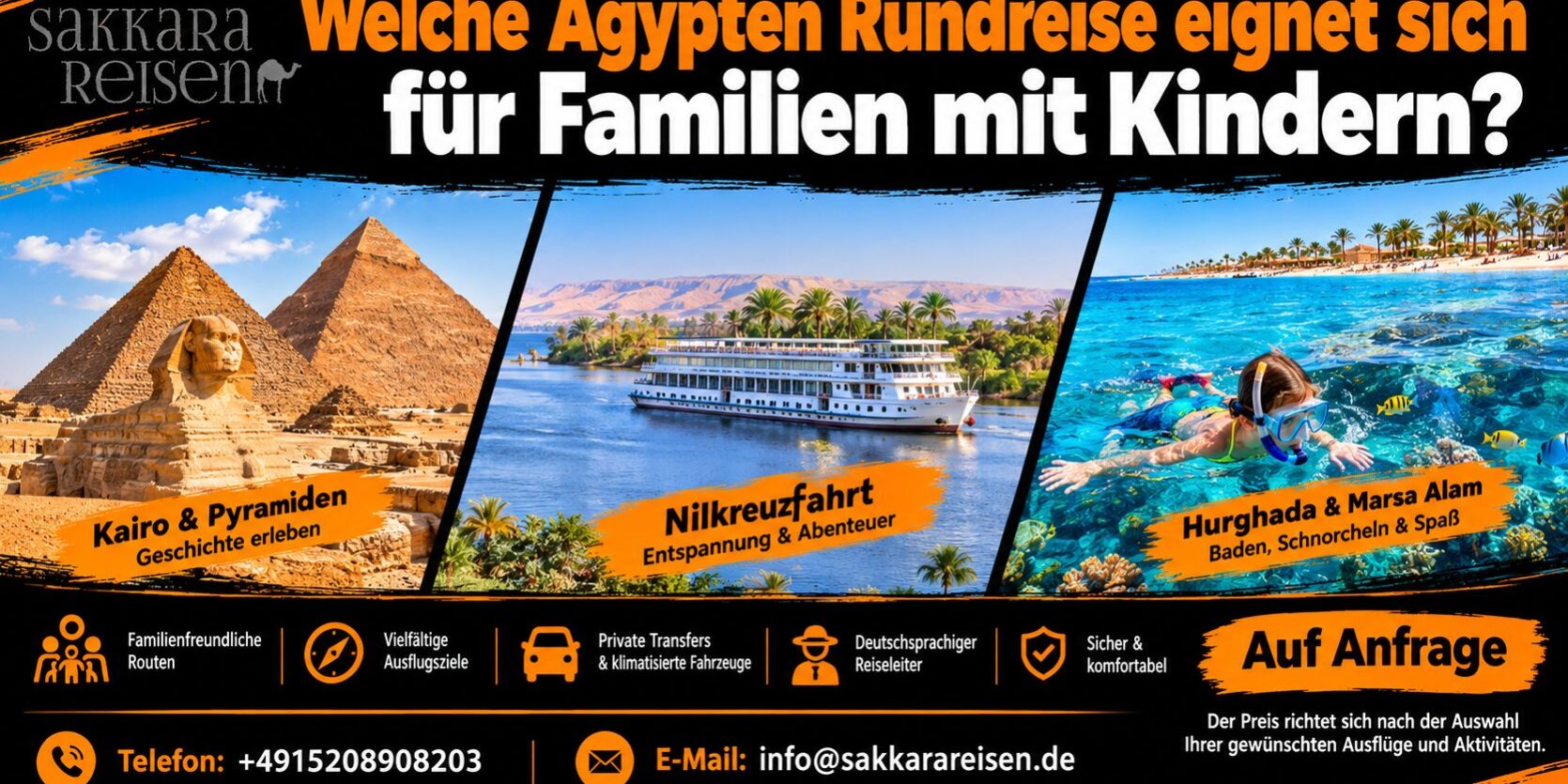 Welche Ägypten Rundreise eignet sich für Familien mit Kindern?