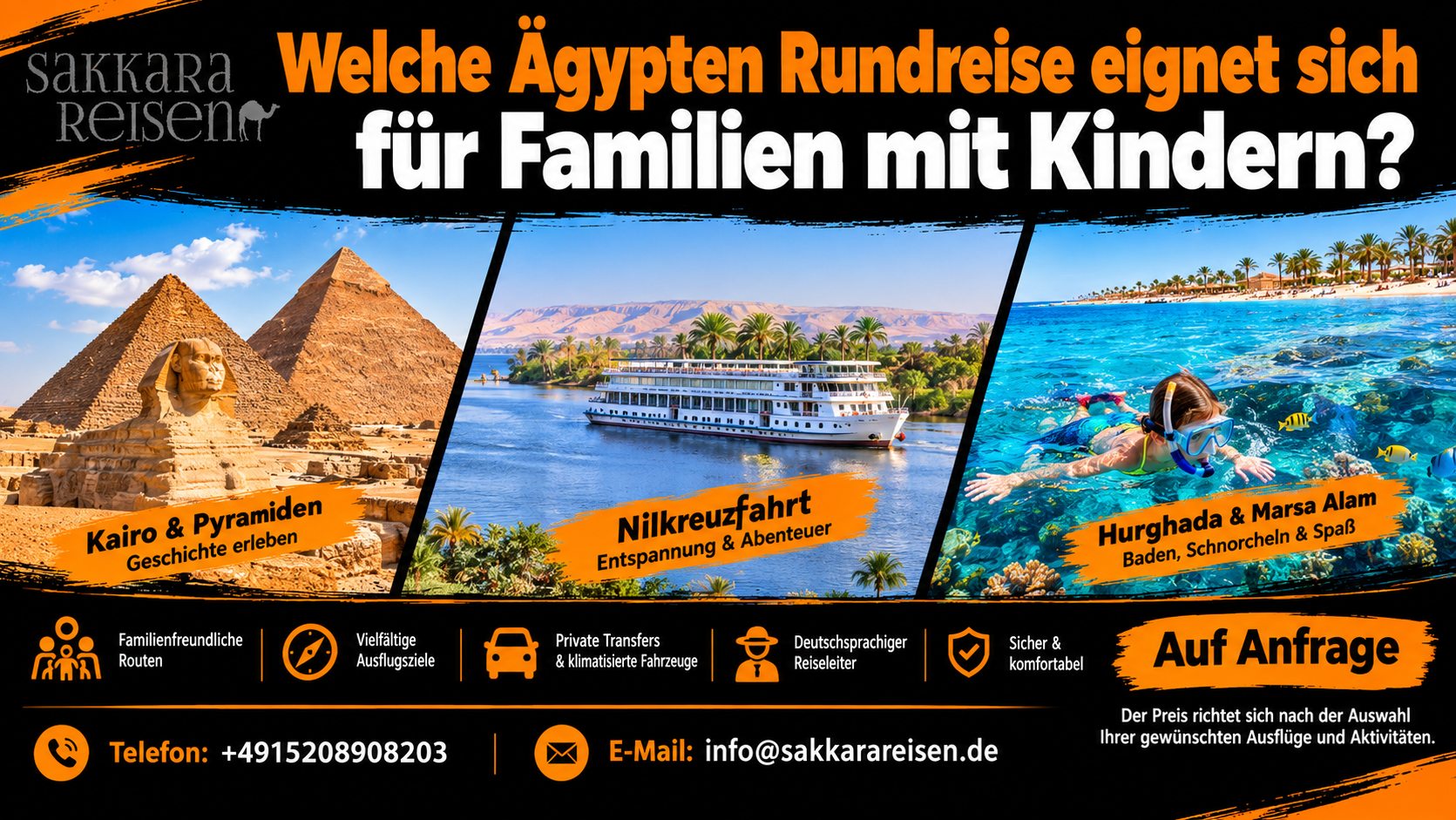 Welche Ägypten Rundreise eignet sich für Familien mit Kindern?
