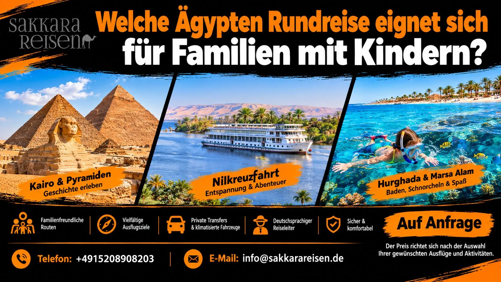 Welche Ägypten Rundreise eignet sich für Familien mit Kindern?