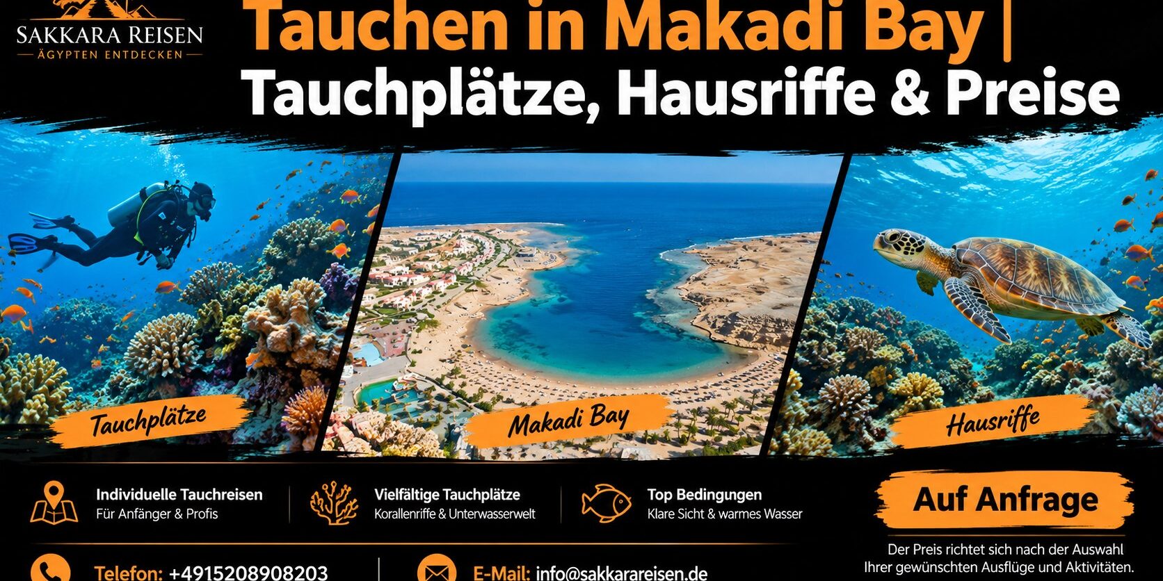 Tauchen in Makadi Bay | Tauchplätze, Hausriffe & Preise