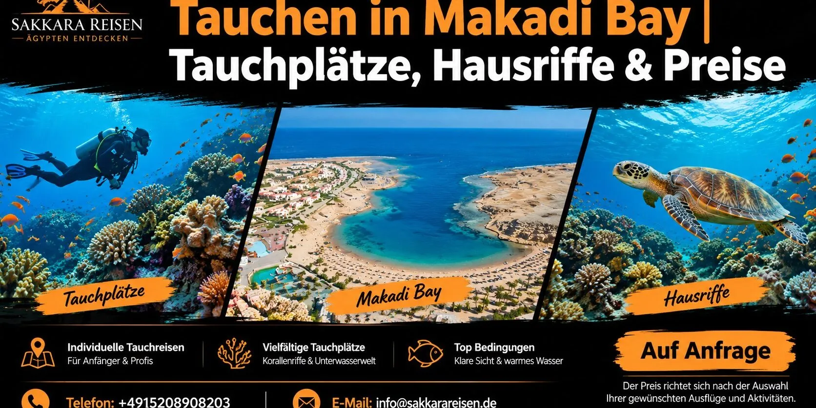 Tauchen in Makadi Bay | Tauchplätze, Hausriffe & Preise