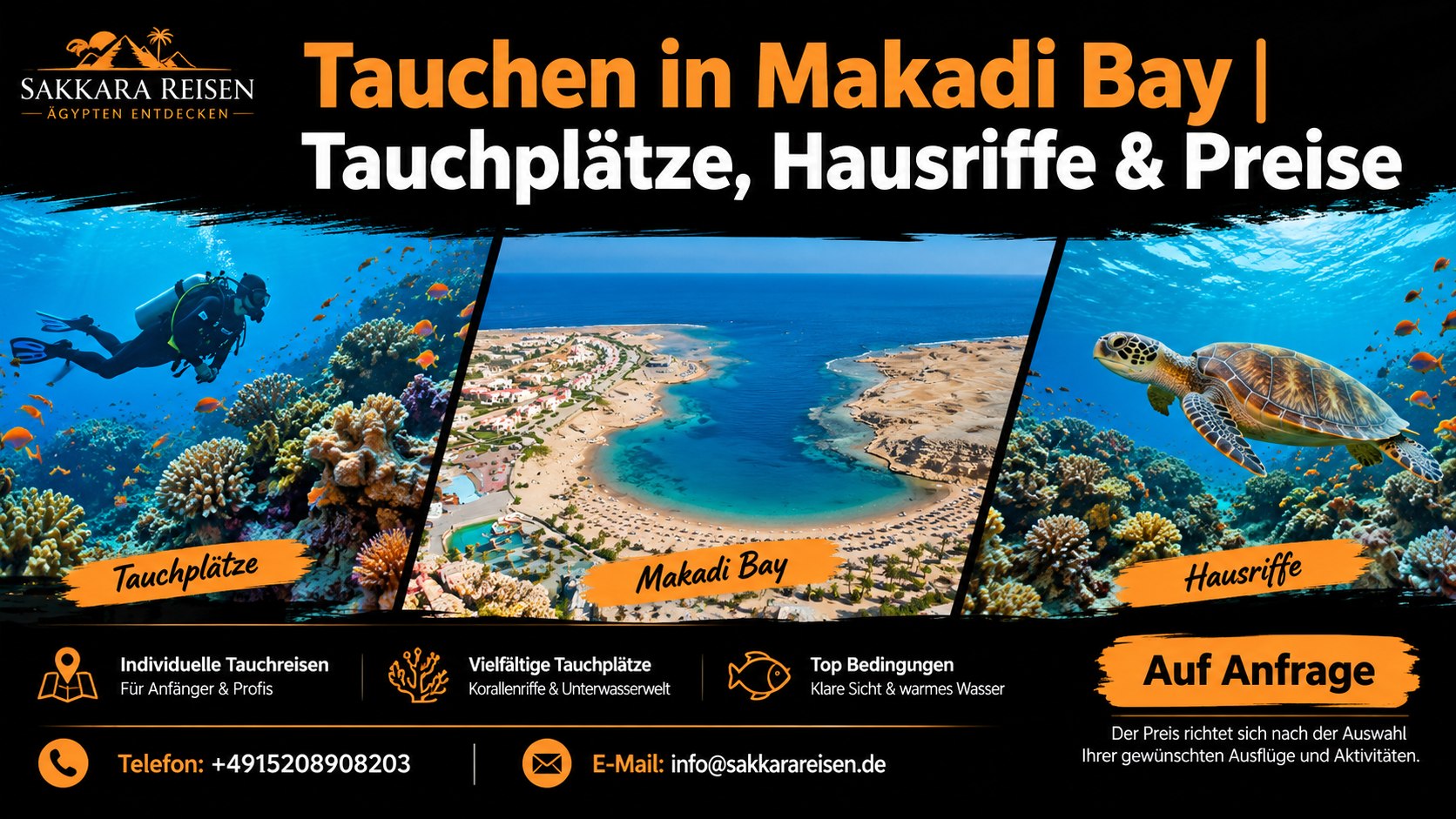 Tauchen in Makadi Bay | Tauchplätze, Hausriffe & Preise