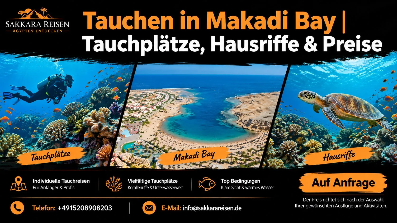 Tauchen in Makadi Bay | Tauchplätze, Hausriffe & Preise