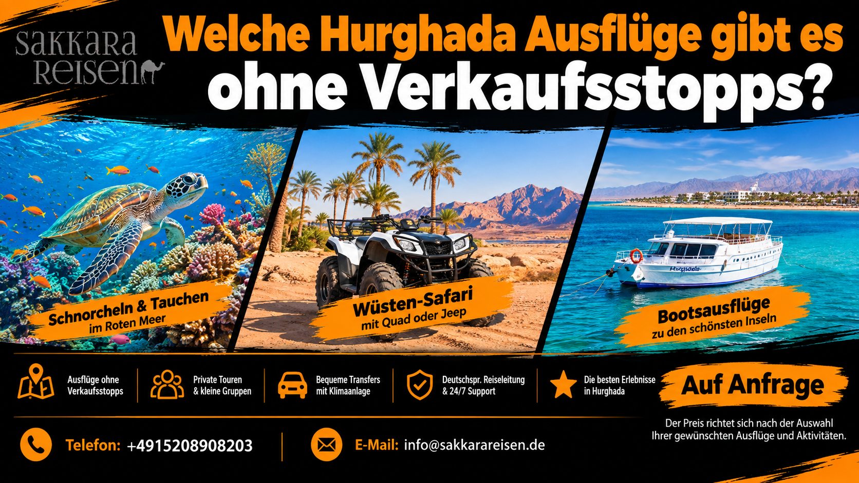 Welche Hurghada Ausflüge gibt es ohne Verkaufsstopps?
